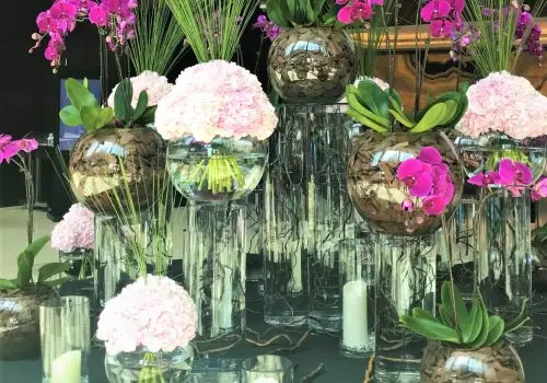 Purple Orchid Floral Display