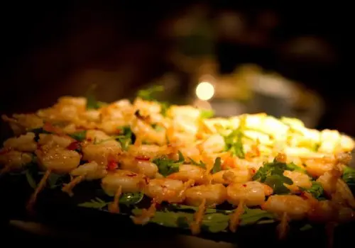 Spicy Prawn Skewers