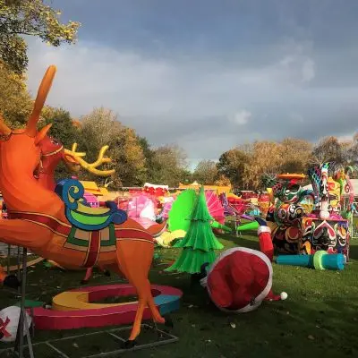 Build of Magical Lantern Festival 2017 @ Chiswick House