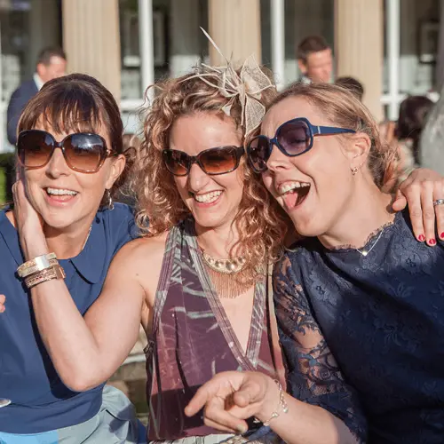 Summer Wedding Guests Reception