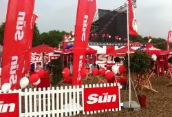 The Sun at The London Olympics in Hyde Park