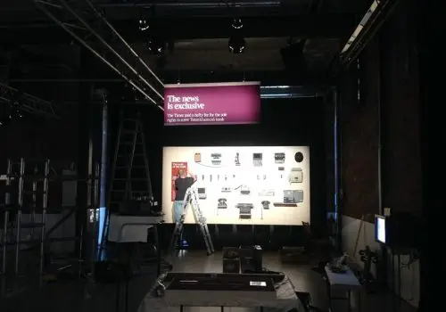 Times Newseum Exhibtion at The Painworks in Bristol