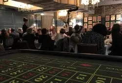 Casino Tables at Client Christmas Party